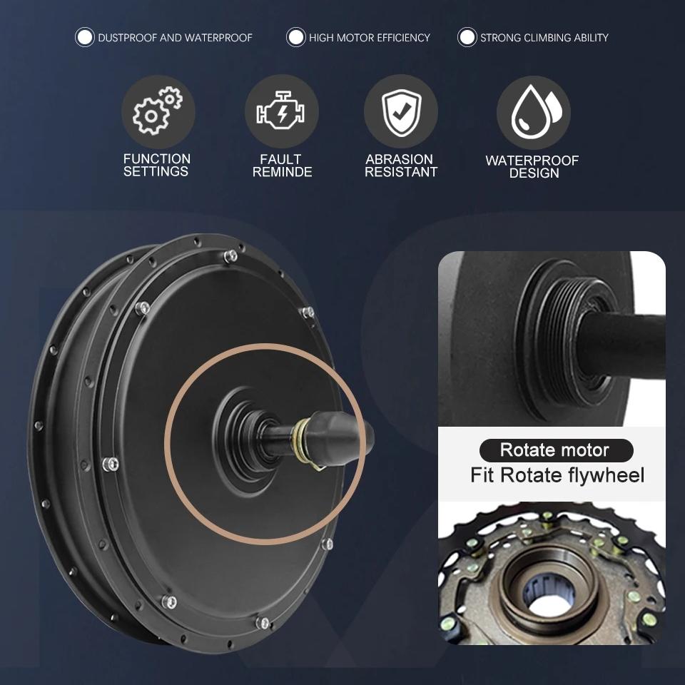 Мотор-колесо MTX 48V/52V 2000W – обзор и цена Ebike Conversion Kit 72V 3000W