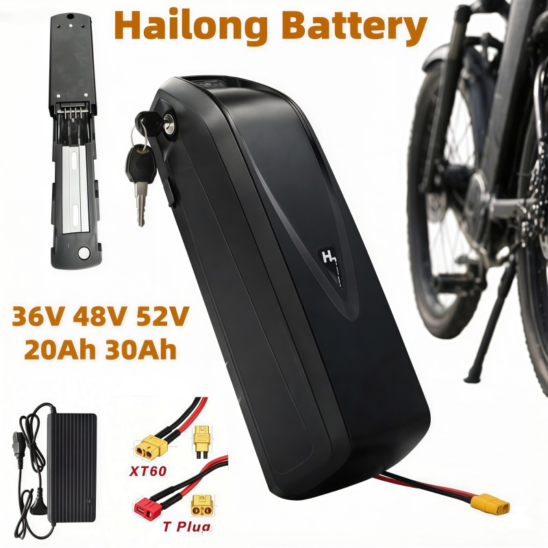Многоразмерная батарея для эле – обзор и цена Ebike Battery 48V 20Ah Hailong
