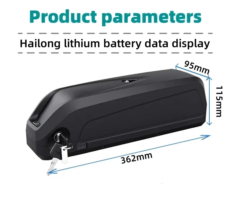 Многоразмерная батарея для эле – обзор и цена Ebike Battery 48V 20Ah Hailong