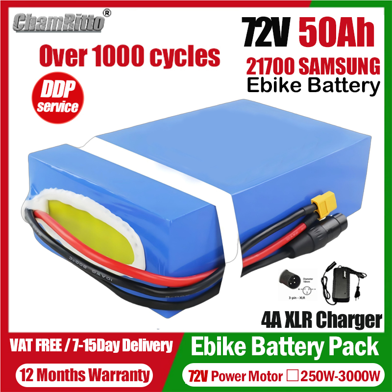 Аккумулятор для электровелосип – обзор и цена Electric Bicycle Battery 72V 30Ah
