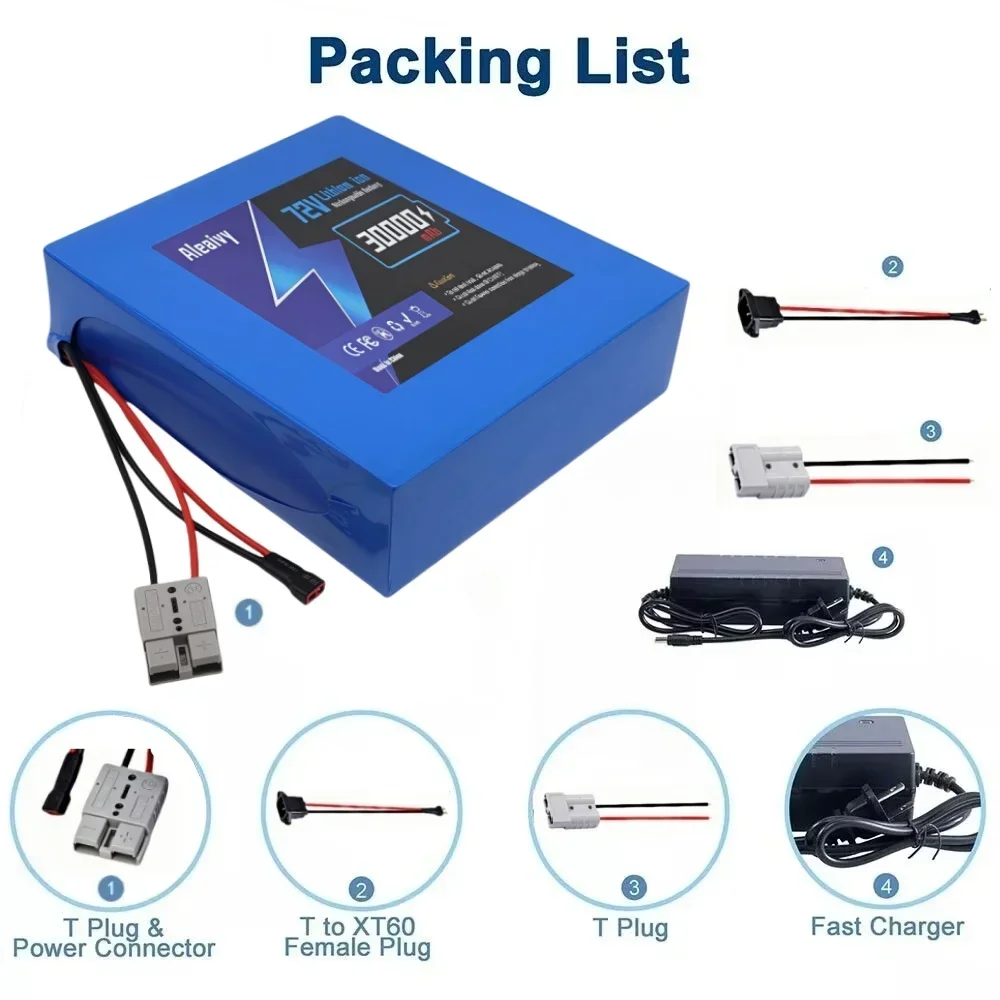 Литиевая аккумуляторная батаре – обзор и цена Electric Bicycle Battery 72V 30Ah