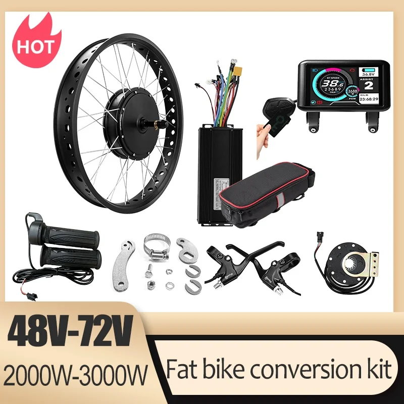 Комплект для переоборудования  – обзор и цена Ebike Conversion Kit 72V 3000W