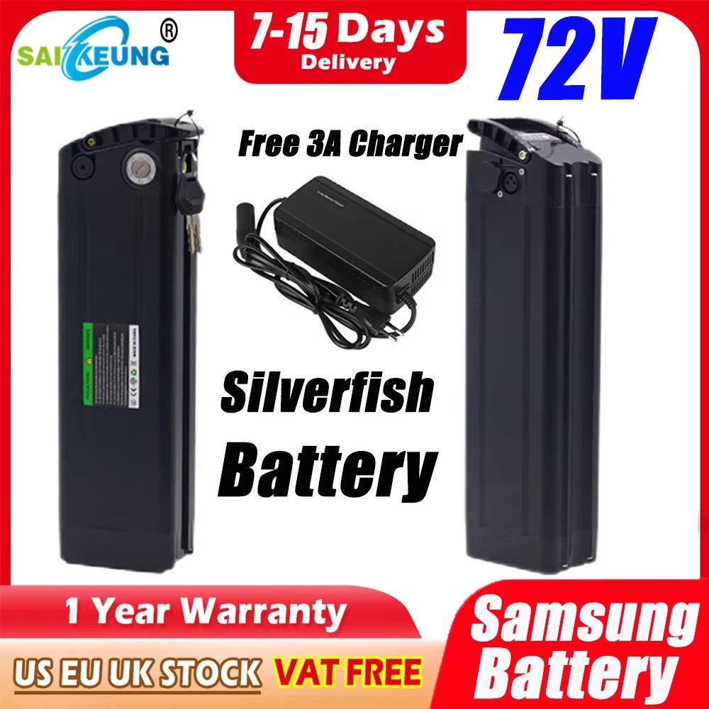 Электровелосипед 72V SilverFis – обзор и цена Electric Bicycle Battery 72V 30Ah